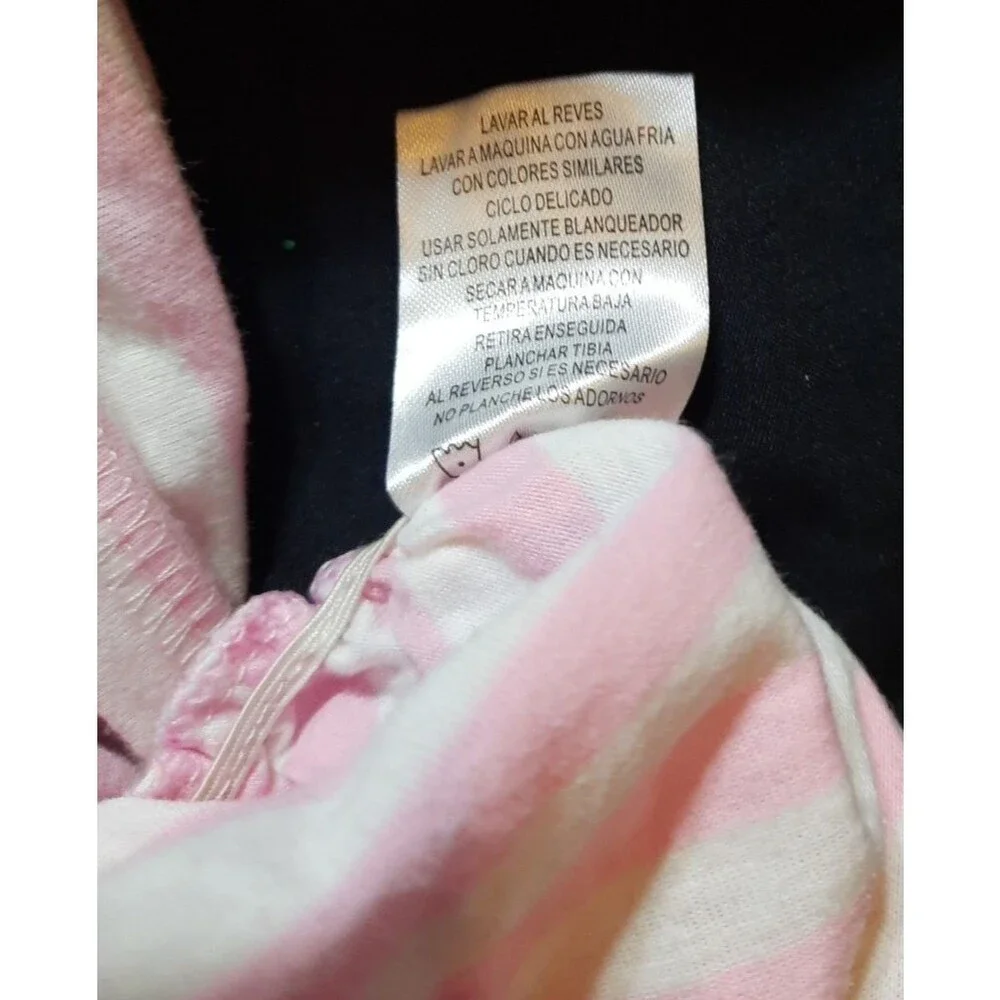 Colette Lilly 14/16  Girls Long Sleeve Striped Paris Pink & White Shirt